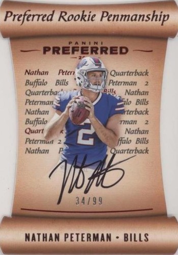 2017 Panini Preferred Nathan Peterman #161