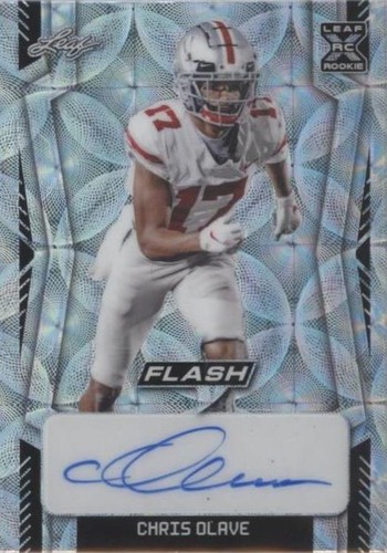 2022 Leaf Flash Chris Olave #BA-CO2