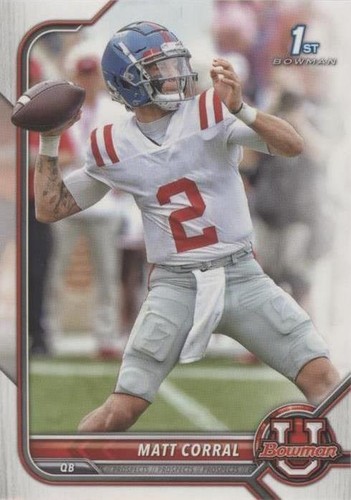 2021-22 Bowman University Matt Corral #5