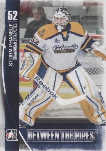 2013-14 In the Game Between the Pipes - Storm Phaneuf #75