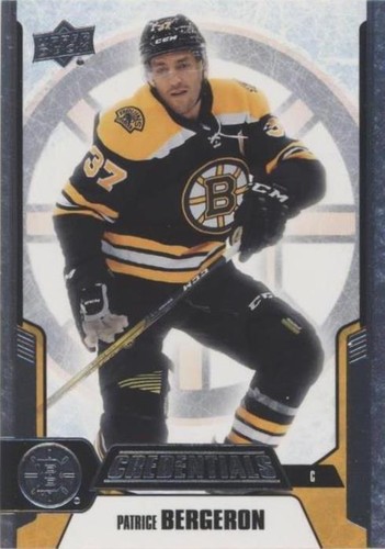 2019-20 Upper Deck Credentials - Patrice Bergeron #42