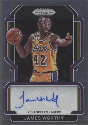 2024-25 Panini Prizm Fast Break James Worthy Silver Disco