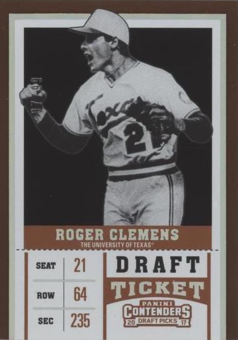Selecciones del draft de Panini Contenders 2017 - Roger Clemens #21