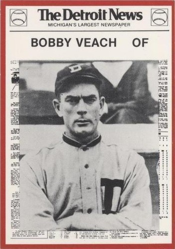 1981 Detroit News Detroit Tigers Boys of Summer 100th Anniversary - Bobby Veach #118