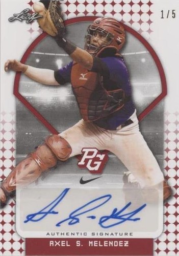 2018 Leaf Perfect Game National Showcase - Axel S. Melendez #BA-AM3
