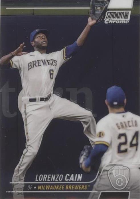 2022 Topps Stadium Club Chrome - Lorenzo Cain #194