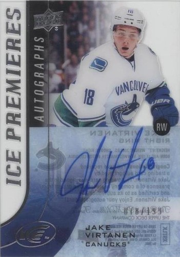2015-16 Upper Deck Ice - Jake Virtanen #IPA-JV