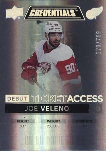 2021-22 Upper Deck Credentials - Joe Veleno #114