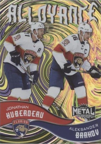 2020-21 Skybox Metal Universe - Aleksander Barkov Jonathan Huberdeau #AL-2
