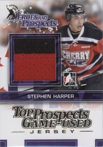 2013-14 In the Game Heroes and Prospects - Stephen Harper #TPM-11