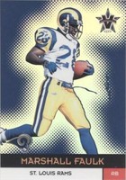 2000 Pacific Vanguard Marshall Faulk #110