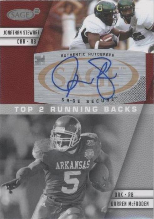 2008 SAGE Squared Darren McFadden Jonathan Stewart #A-3B