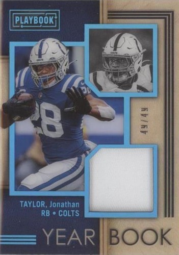 2022 Panini Playbook Jonathan Taylor #YS-11