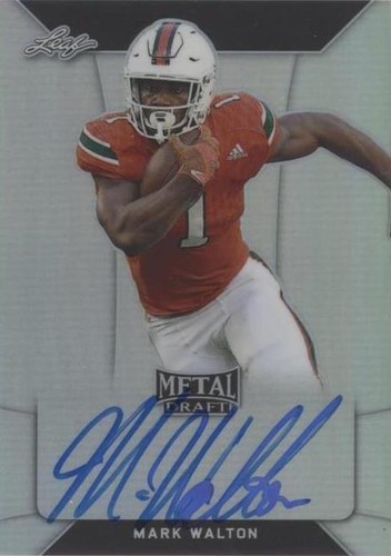 2018 Leaf Metal Draft Mark Walton #BA-MW1