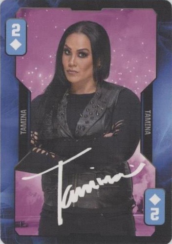 2019 Aquarius WWE Divas Evolution Playing Cards - Tamina Snuka #2D