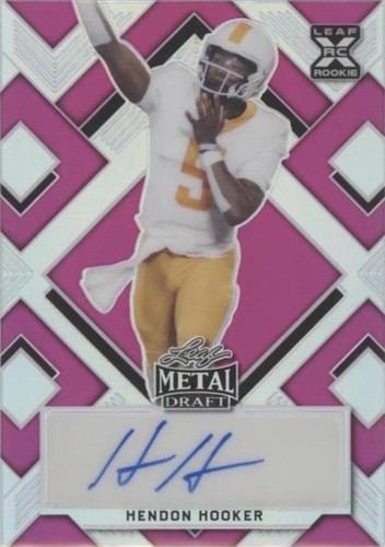 2022 Leaf Metal Draft Hendon Hooker #BA-HH2