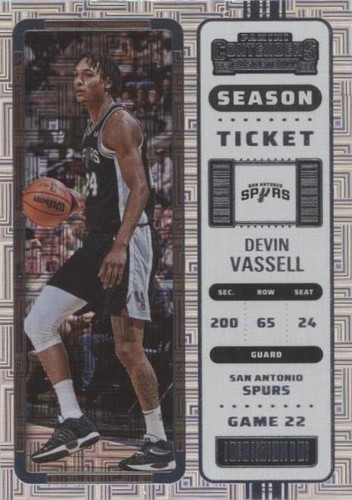 2022-23 Panini Contenders - Devin Vassell #78