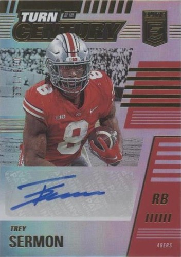 2021 Panini Donruss Elite Trey Sermon #TTC-TSE