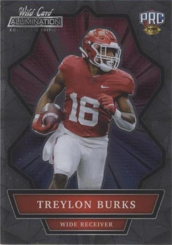 2021 Wild Card Alumination NIL Collegiate Edition Treylon Burks #ANBC-79