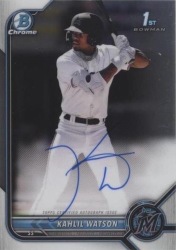2022 Bowman - Kahlil Watson #CPA-KW
