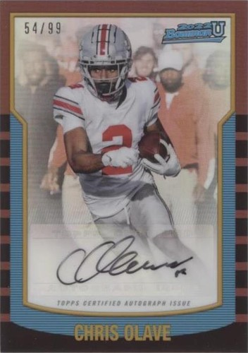 2021-22 Bowman University Chris Olave #2KBA-CO