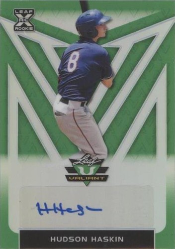 2020 Leaf Valiant - Hudson Haskin #BA-HH1