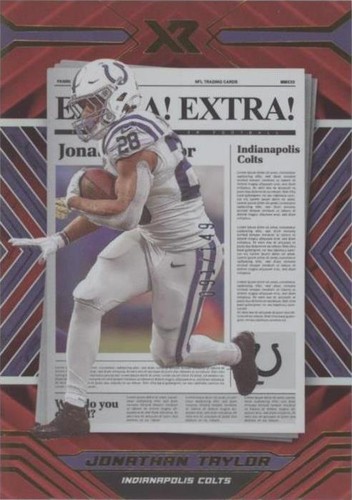 2022 Panini XR Jonathan Taylor #EXT-16