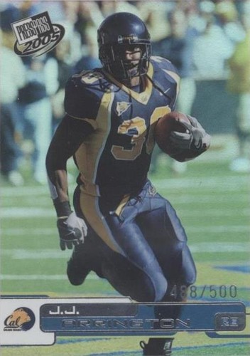 2005 Press Pass J.J. Arrington #R13