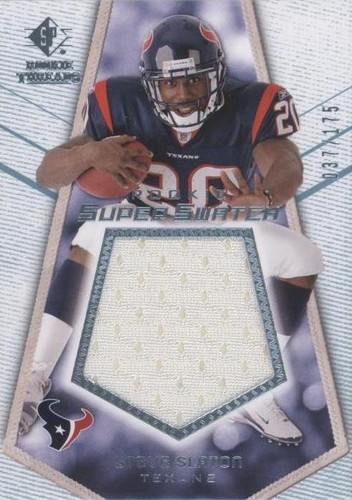 2008 SP Rookie Threads Steve Slaton #RSS-SS