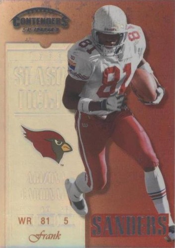 1999 Playoff Contenders SSD Frank Sanders #37