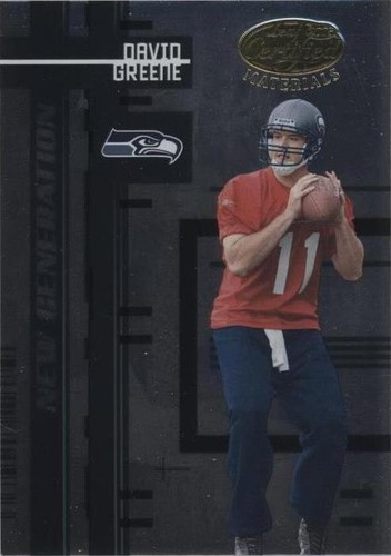 2005 Leaf Certified Materials David Greene #169