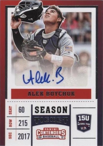 2017 Panini Elite Extra Edition - Alek Boychuk #USAT-AB