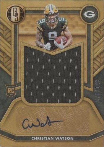 2022 Panini Gold Standard Christian Watson #RAJ-CWA