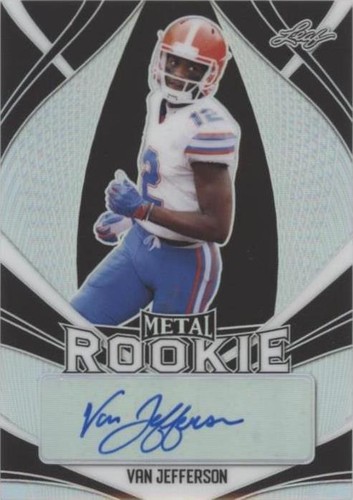 2020 Leaf Metal Rookie Autographs Van Jefferson #MR-VJ1