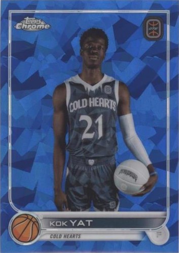 2022-23 Topps Chrome OTE Overtime Elite Sapphire Edition - Kok Yat #35