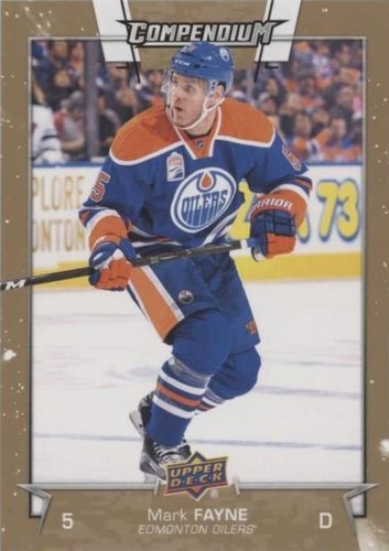 2017-18 Upper Deck Compendium - Mark Fayne #107