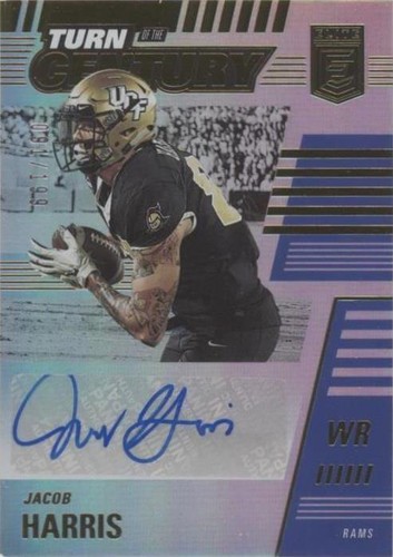 2021 Panini Donruss Elite Jacob Harris #TTC-JHA