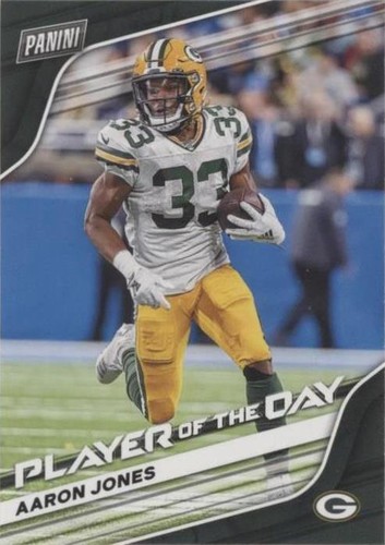 2020 Panini Player of the Day Aaron Jones #27