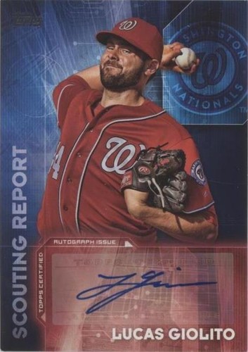 2016 Topps Update Series - Lucas Giolito #SRA-LG
