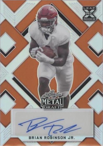 2022 Leaf Metal Draft Brian Robinson Jr. #BA-BRJ