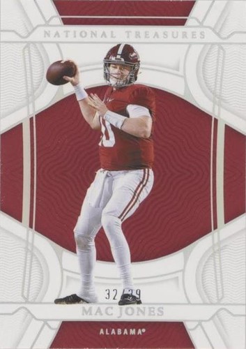 2022 Panini National Treasures Collegiate Mac Jones #27