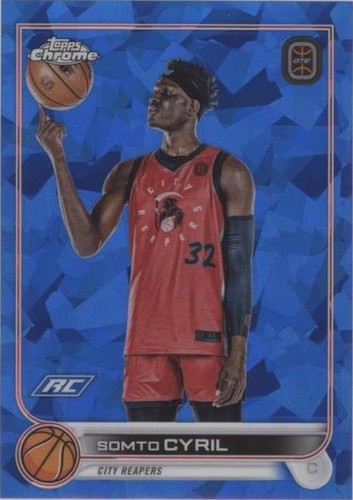 2022-23 Topps Chrome OTE Overtime Elite Sapphire Edition - Somto Cyril #76