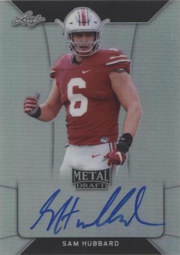 2018 Leaf Metal Draft Sam Hubbard #BA-SH1