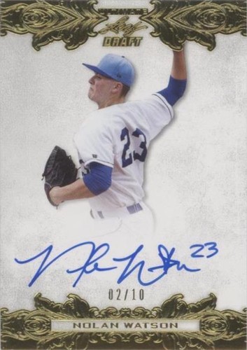 2015 Leaf Ultimate Draft - Nolan Watson #BA-NW1