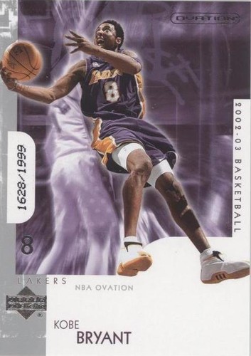 2002-03 Upper Deck Ovation - Kobe Bryant #96