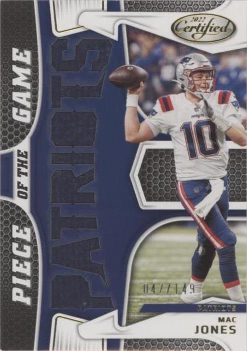 2022 Panini Certified Mac Jones #PG-MJ