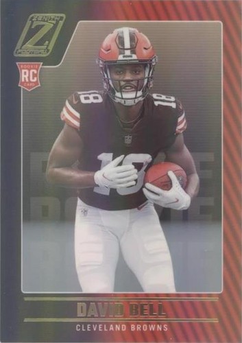 2022 Panini Zenith Football Red Zone David Bell RC 132