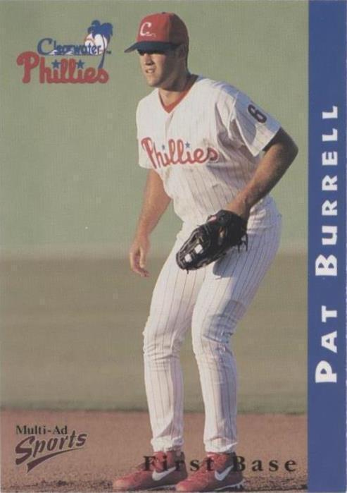 Multi-Ad Sports Clearwater Phillies 1998 - Pat Burrell #4