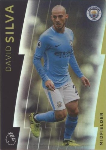 2017-18 Topps Premier League Platinum David Silva #55