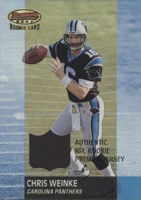2001 Bowman's Best Chris Weinke #104